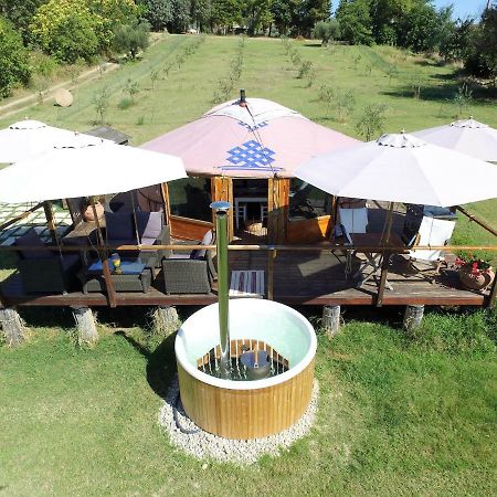 Glamping Abruzzo - The Yurt Hotell Catignano Exteriör bild